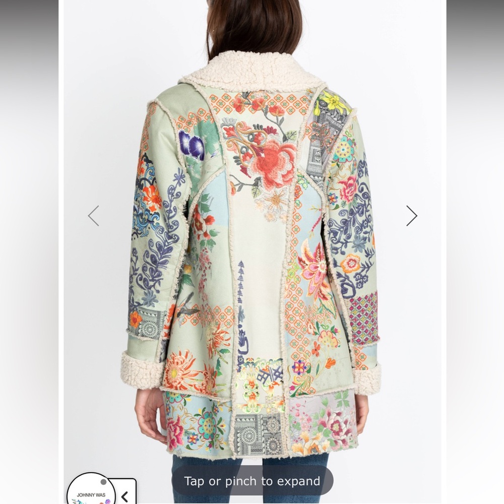 Johnny Was Women's Multicolor Embroidered Jacket